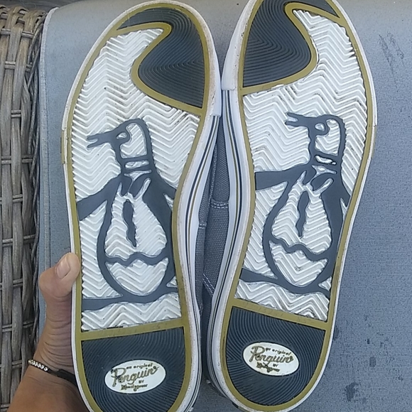 Original Penguin by Canvas Boat Shoe Mens Size 10 - Picture 4 of 6